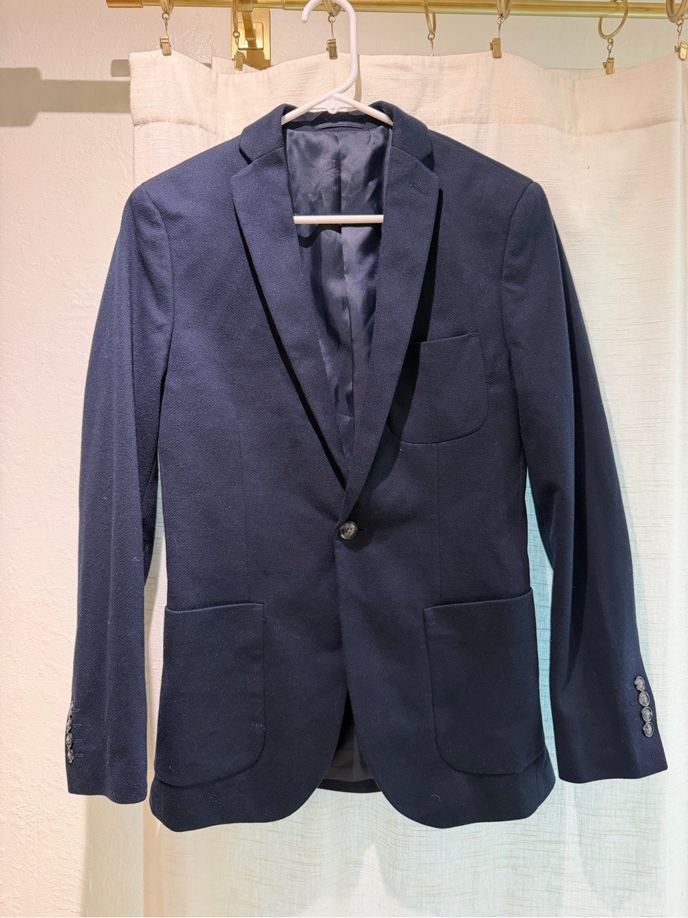 Topman Navy Blazer (Men's US 34R)